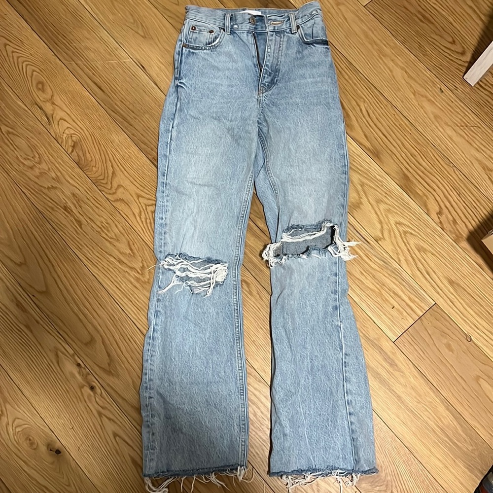 Zara Fit and Flare 90s Jeans